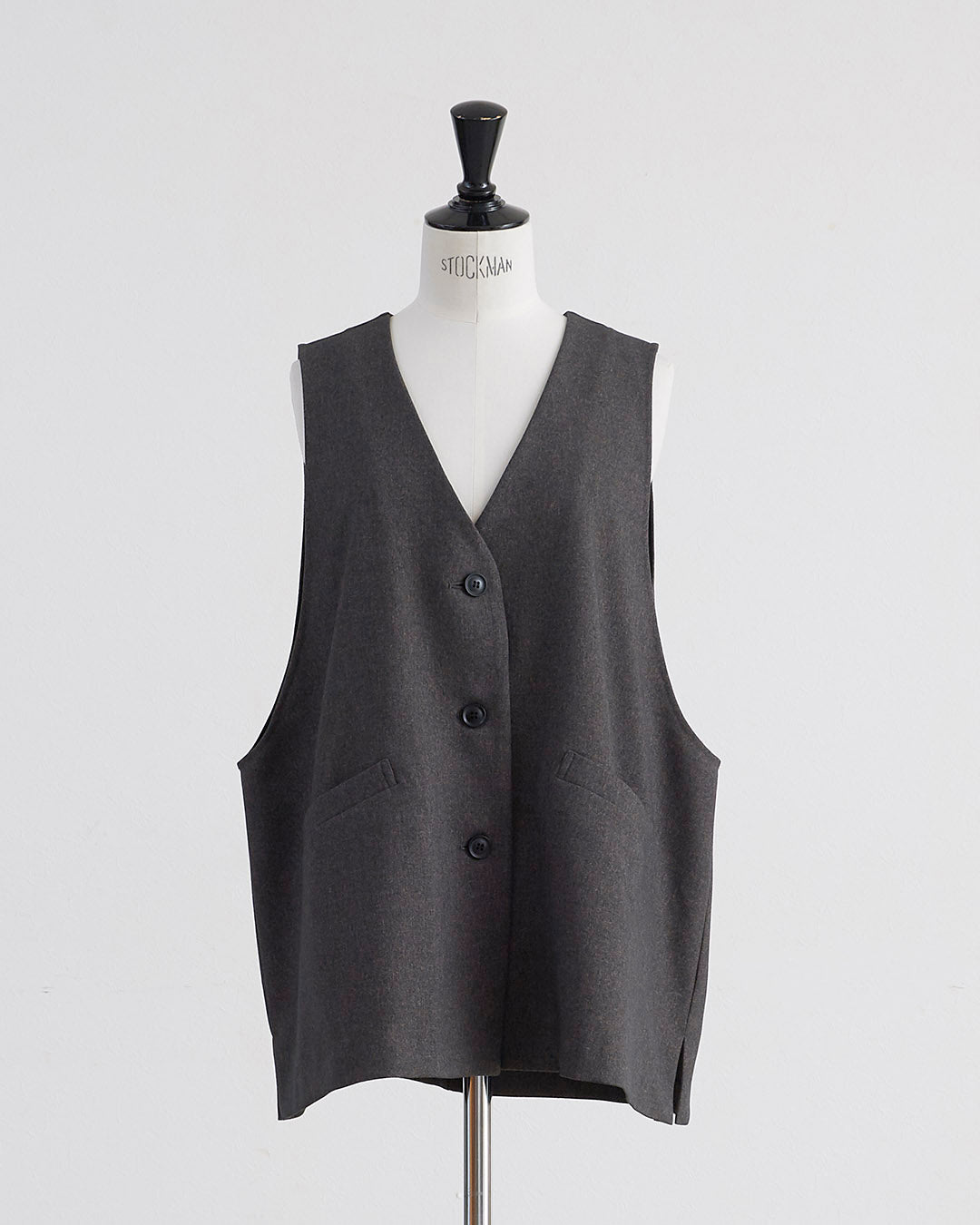 HEAVENLY ヘブンリー］ #009 Serge Stretch Vneck Vest / サージ