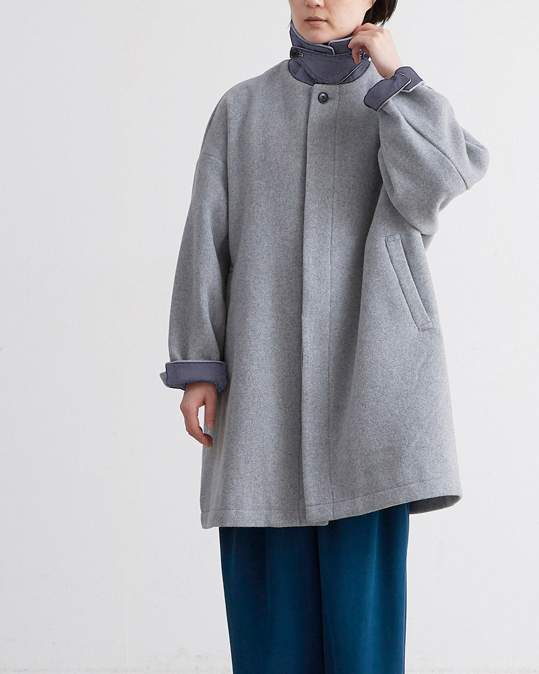 HEAVENLY ヘブンリー］ #014 Wool Mix Balmacaan Half Coat / ウール