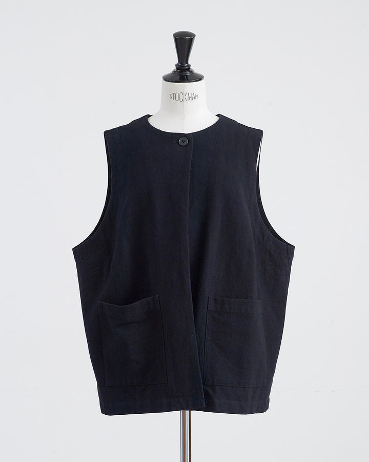 HEAVENLY ヘブンリー］ #002 Cotton Linen Canvas Vest / コットン