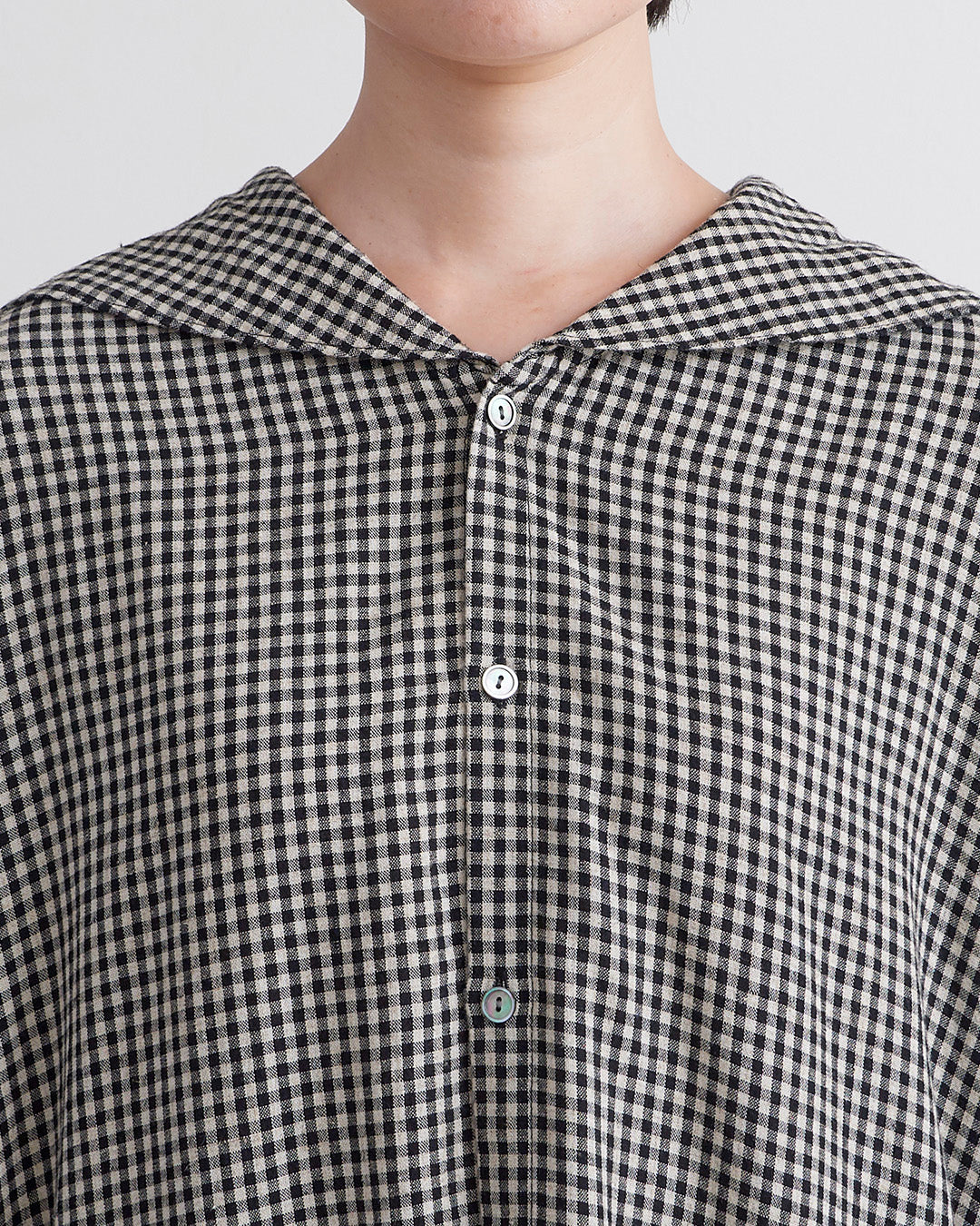 HEAVENLY ヘブンリー］ #005 Linen Rayon Sailorcollar Shirt Tunic