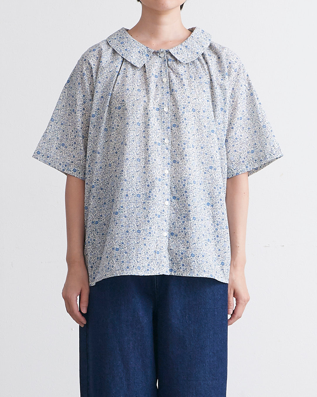 HEAVENLY ヘブンリー］ #007 Flower Print 2way Blouse / フラワー