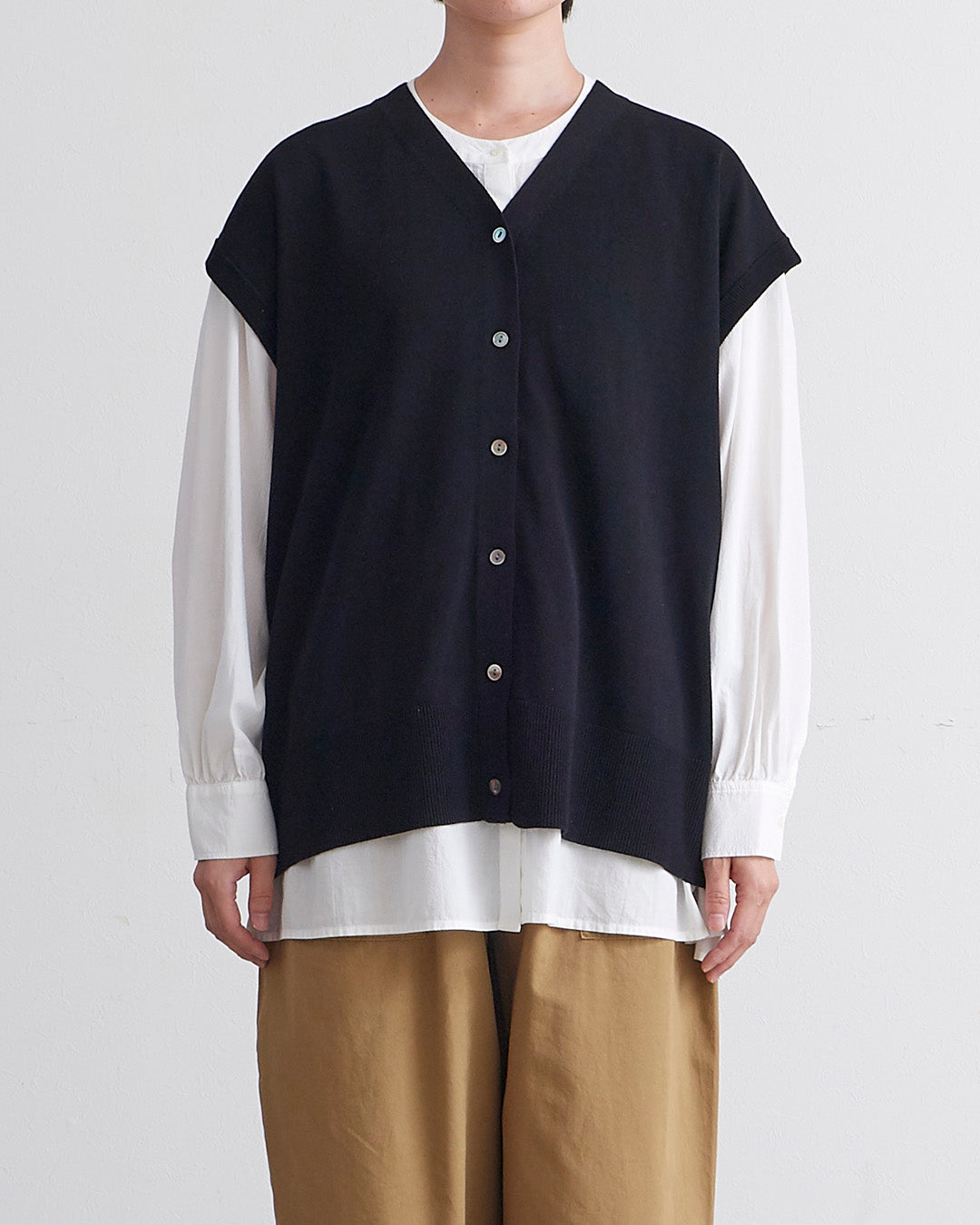 HEAVENLY ヘブンリー］ #016 High Twist Cotton Knit Vest / ハイ