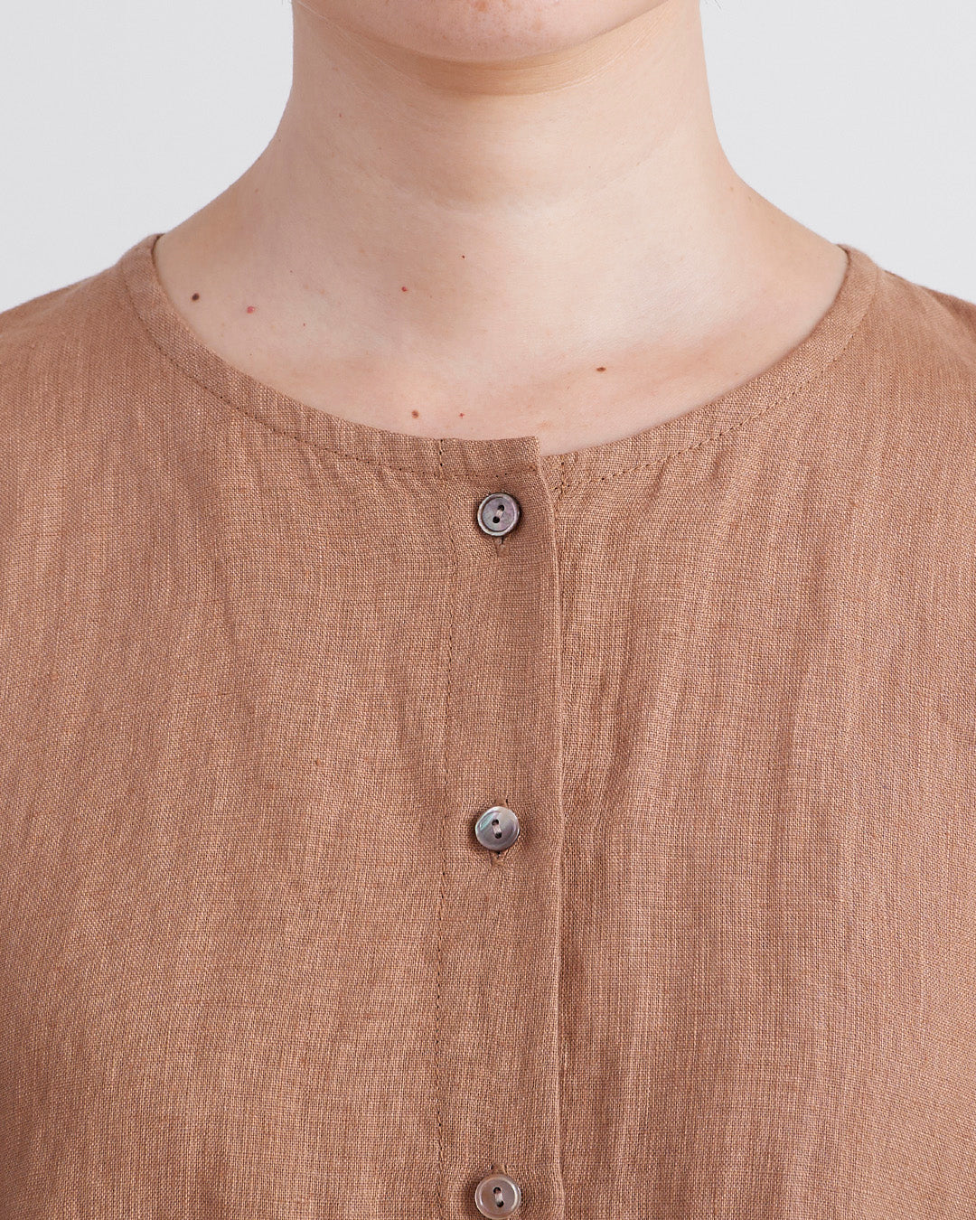 HEAVENLY ヘヴンリー リネンギンガム ドルマンブラウス DLI 麻 HEAVENLY ヘブンリー］ 【限定カラー有】 #002 Hemp Dolman Blouse