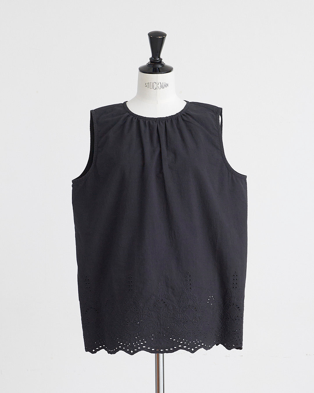 HEAVENLY ヘブンリー］#007 Cotton Hem Embroidery NS Tops / コットン