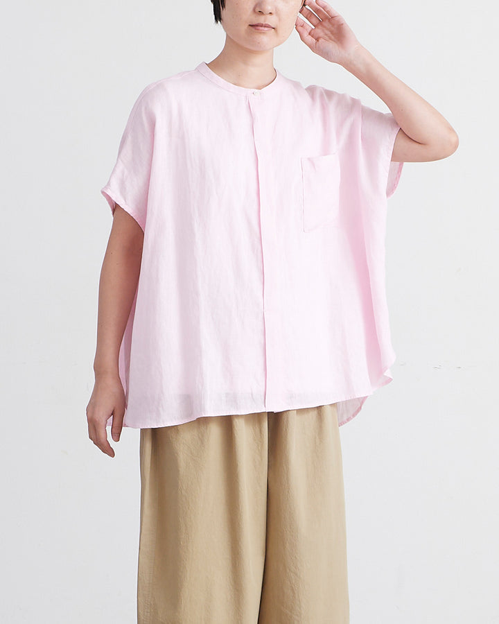 HEAVENLY ヘブンリー］ #002 Linen Frenchsleeve Wide Shirt / リネン