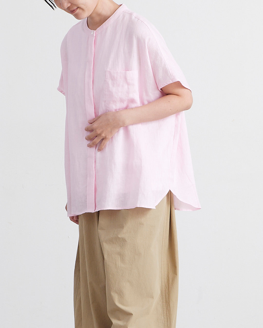HEAVENLY ヘブンリー］ #002 Linen Frenchsleeve Wide Shirt / リネン