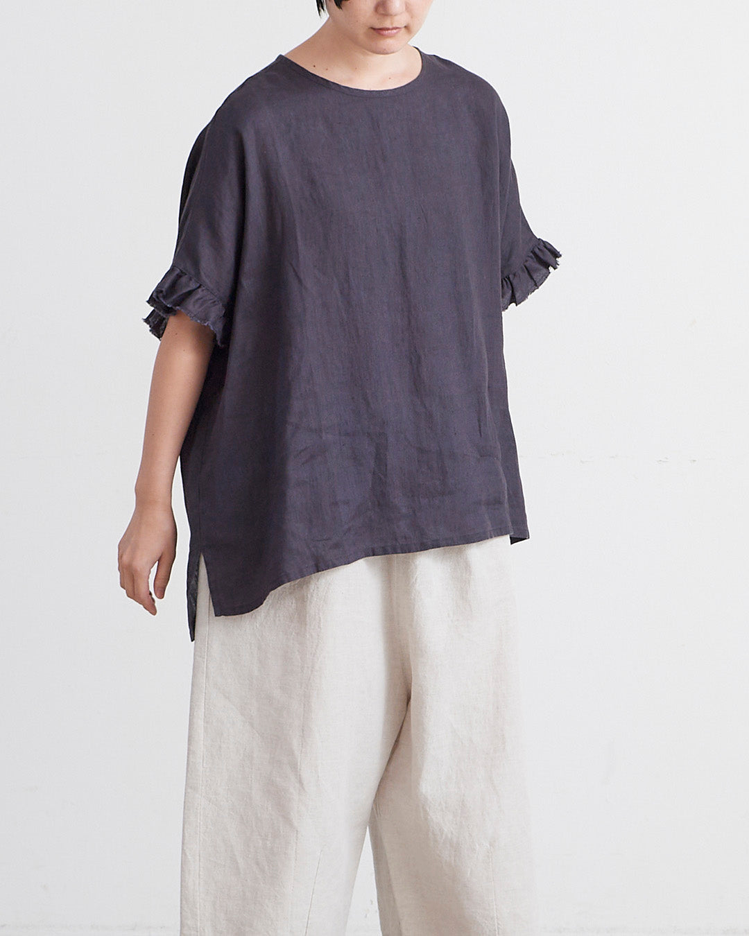HEAVENLY ヘブンリー］ #003 Linen Frillsleeve Pullover / リネン