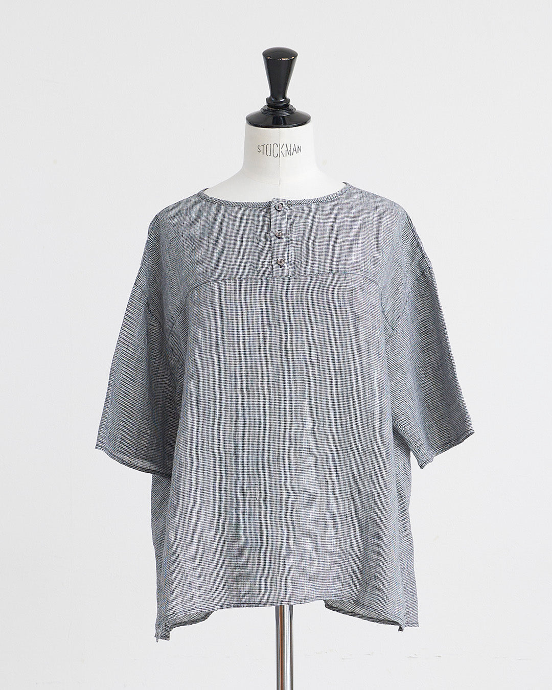 HEAVENLY ヘブンリー］ #006 Linen Check 2way Pullover / リネン