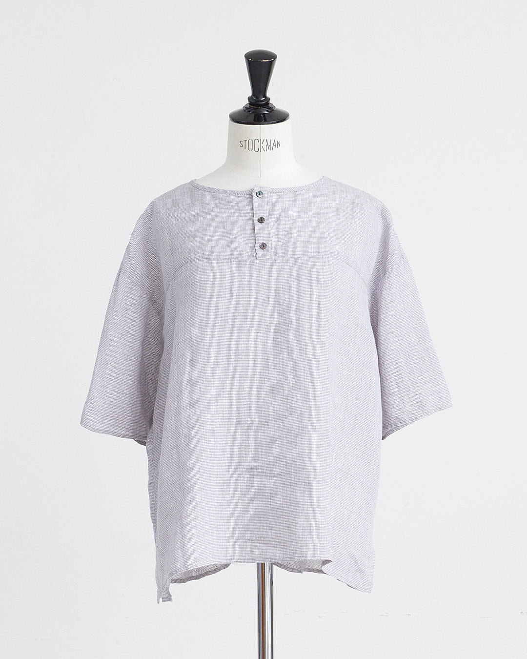 HEAVENLY ヘブンリー］ #006 Linen Check 2way Pullover / リネン