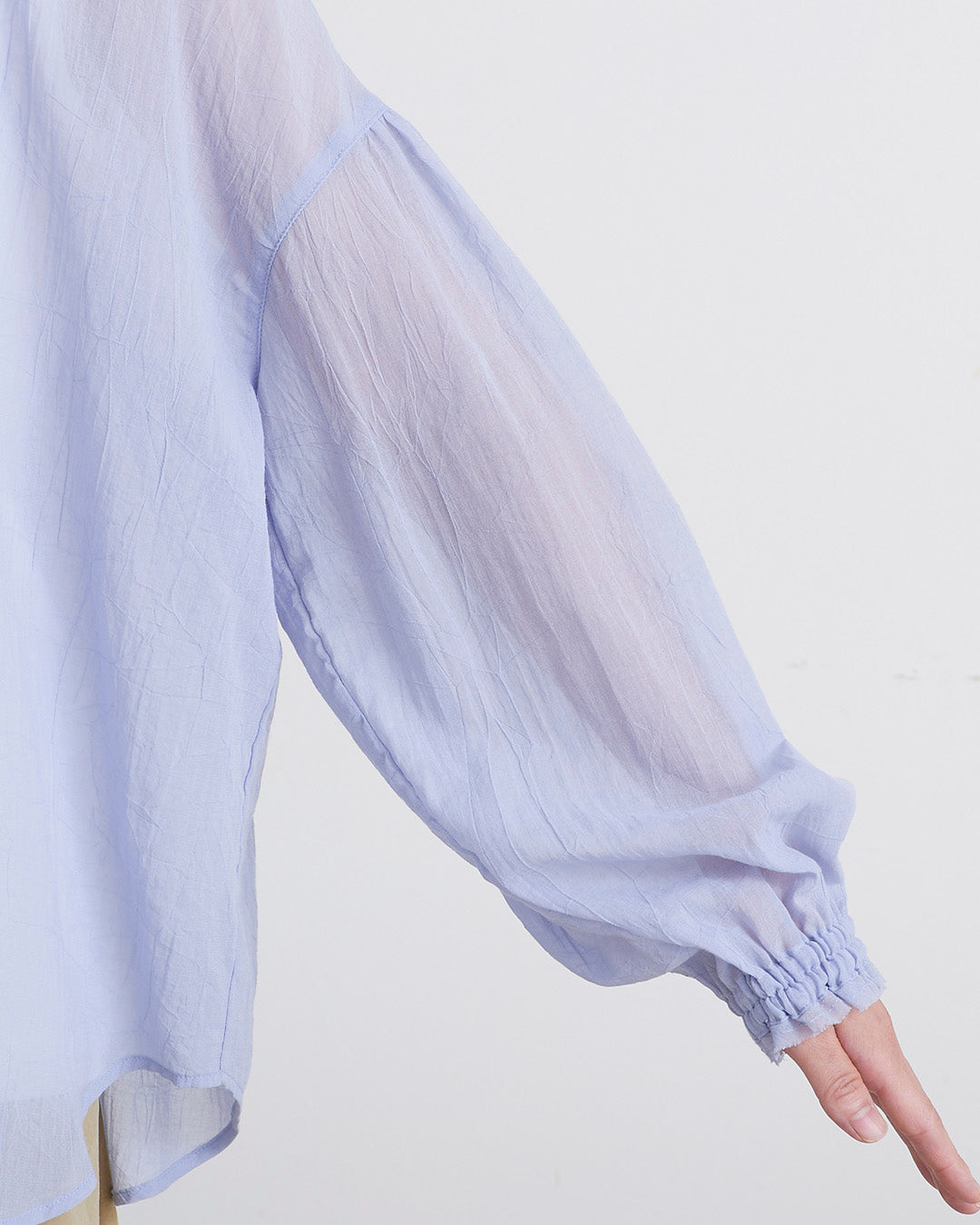 HEAVENLY ヘブンリー］ #010 Frillneck 2way Sheer Blouse / フリル