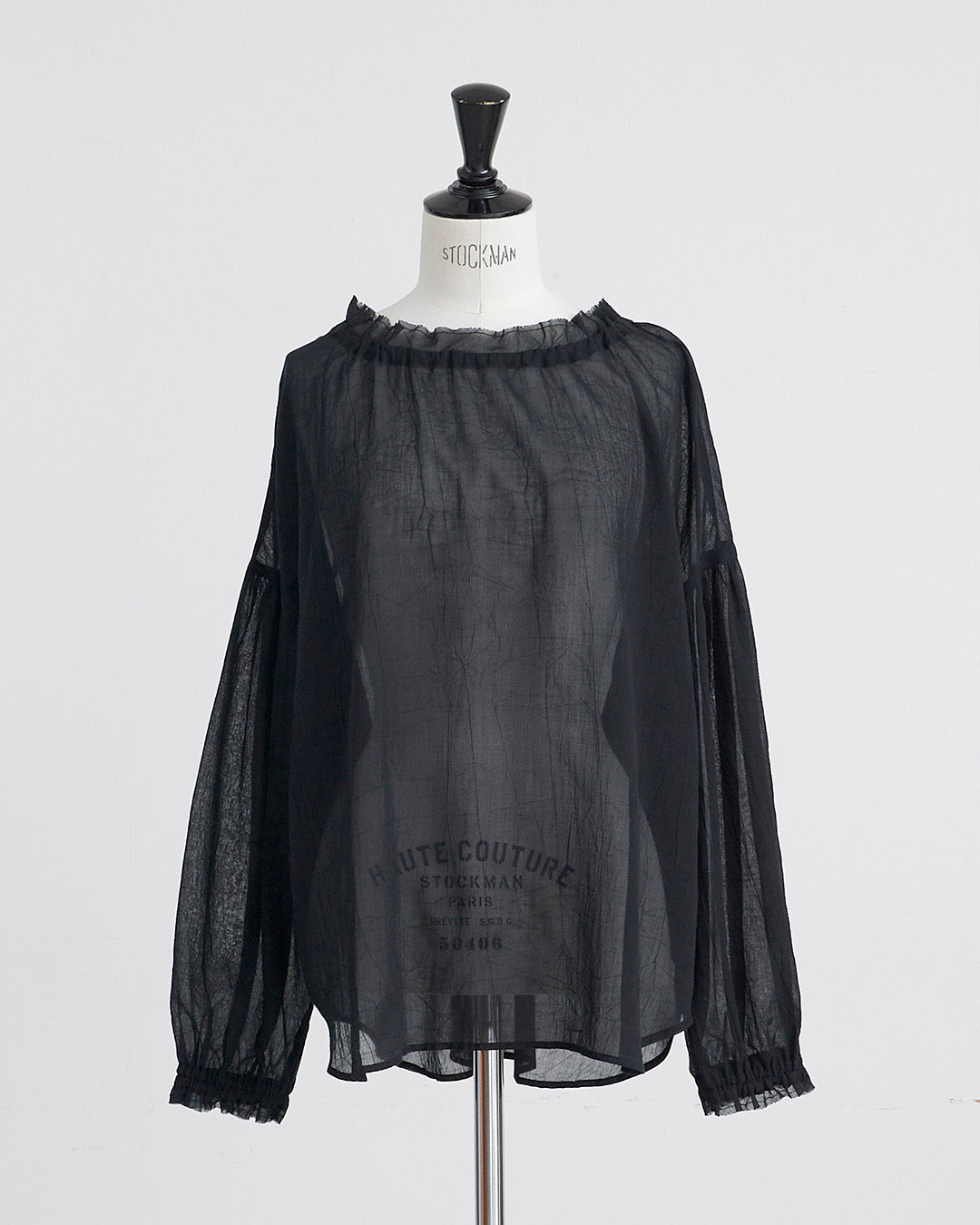 HEAVENLY ヘブンリー］ #010 Frillneck 2way Sheer Blouse / フリル
