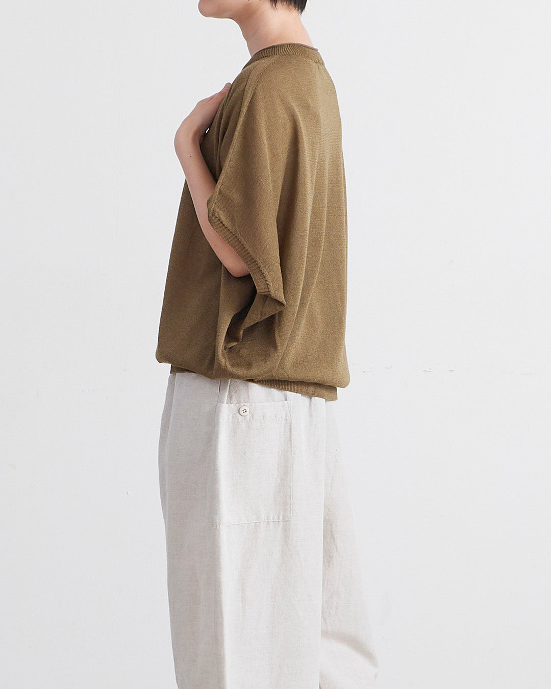 HEAVENLY ヘブンリー］ #015 Paper Yarn Knit Dolman Pullover / ぺー