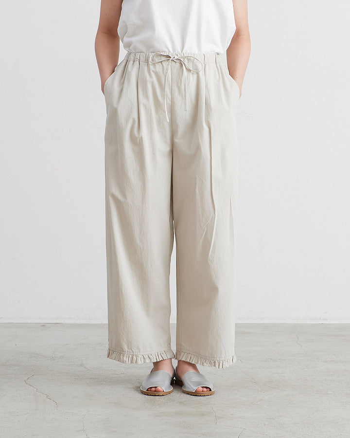 りんページ HEAVENLY ヘブンリー］ #009 Cotton Lawn Frill Hem Easy Pants
