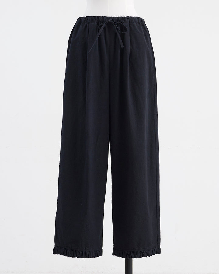 HEAVENLY ヘブンリー］ #009 Cotton Lawn Frill Hem Easy Pants