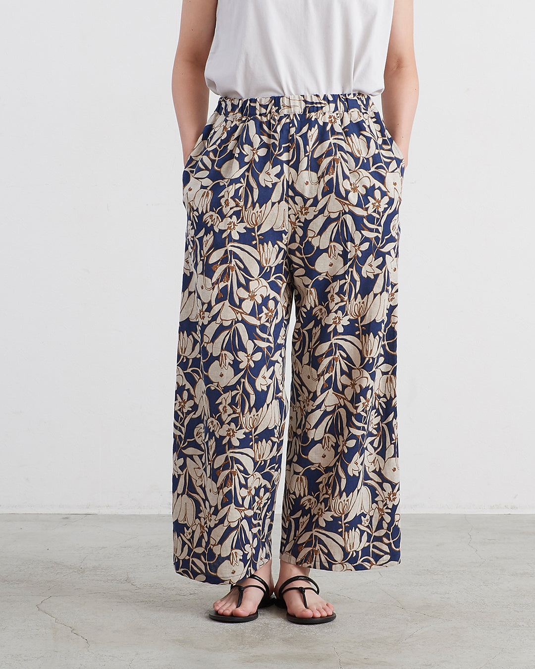 HEAVENLY ヘブンリー］ #010 Cotton Linen Flower Print Pants