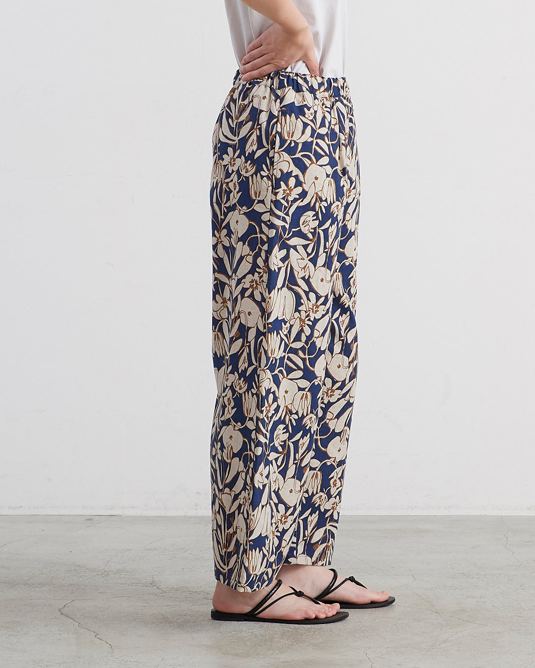 HEAVENLY ヘブンリー］ #010 Cotton Linen Flower Print Pants