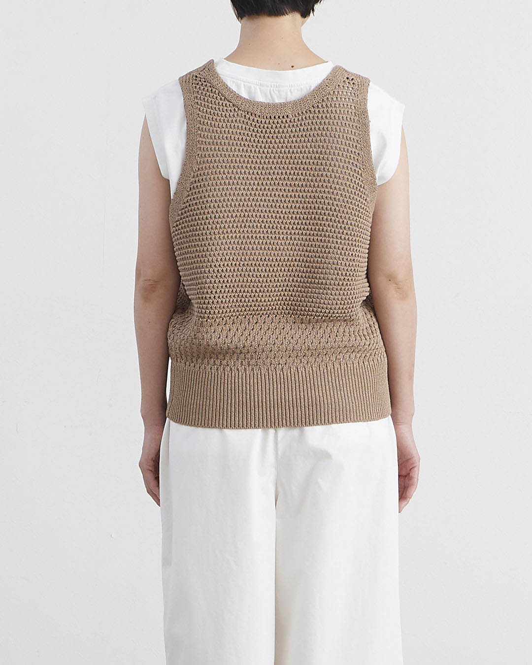 HEAVENLY ヘブンリー］ #016 Paper Yarn Mesh Knit Vest / ペーパー