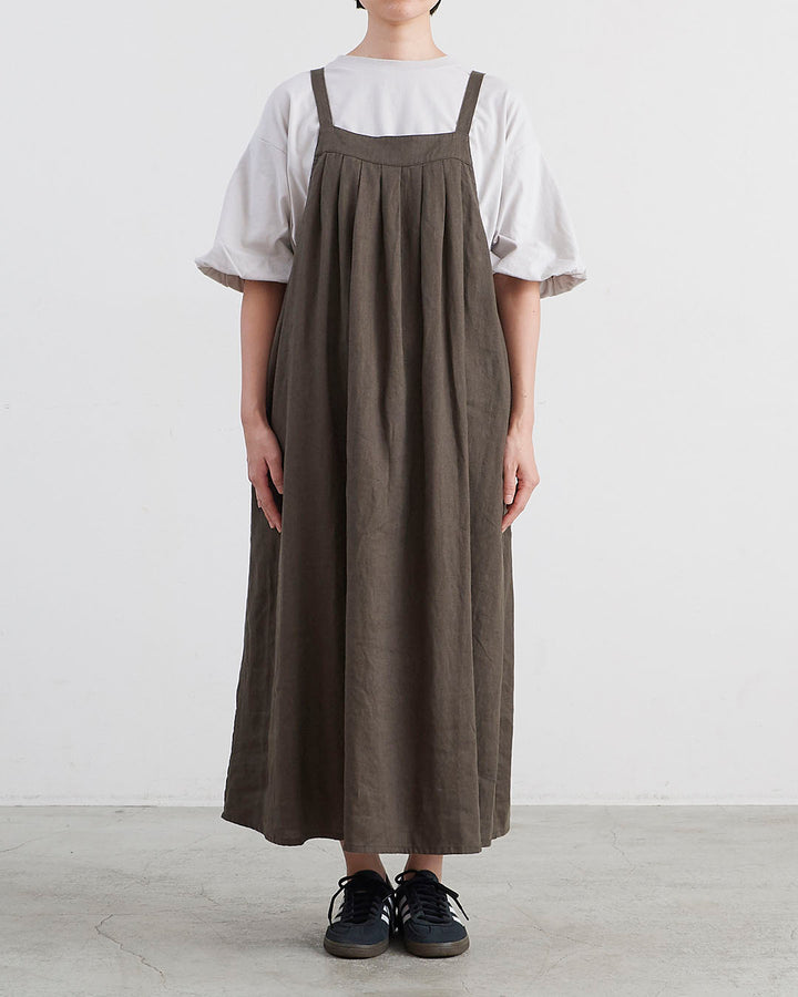 HEAVENLY ヘブンリー］#0039x9 Heavy Linen Tuck Jumperskirt / 9×9