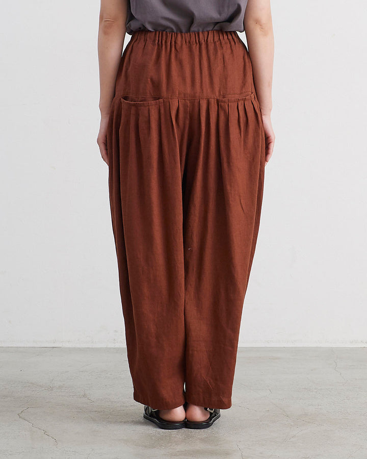 HEAVENLY ヘブンリー］#0049x9 Heavy Linen Tuck Pants / 9×9 ヘビー