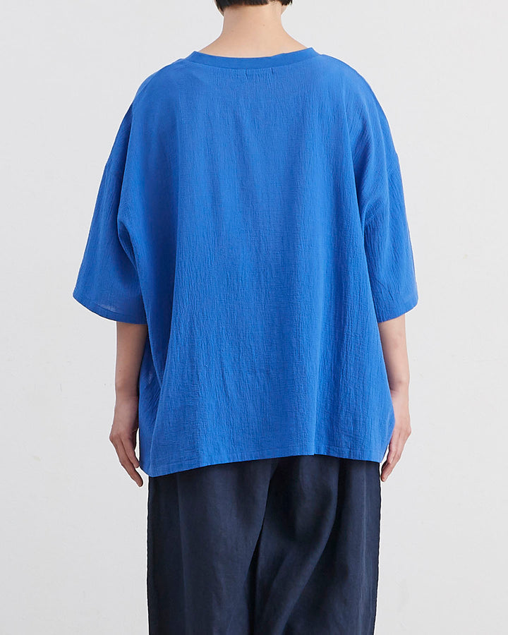 HEAVENLY ヘブンリー］#008Cotton Crepe Rib Neck Pullover / コットン