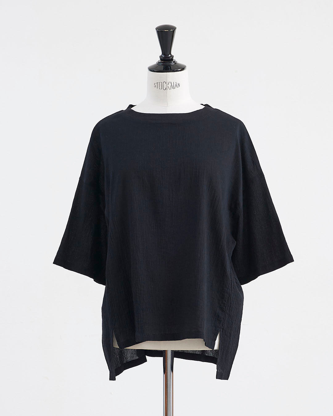HEAVENLY ヘブンリー］#008Cotton Crepe Rib Neck Pullover / コットン