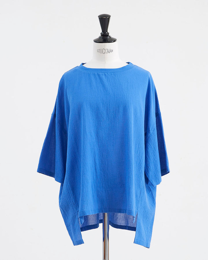 HEAVENLY ヘブンリー］#008Cotton Crepe Rib Neck Pullover / コットン