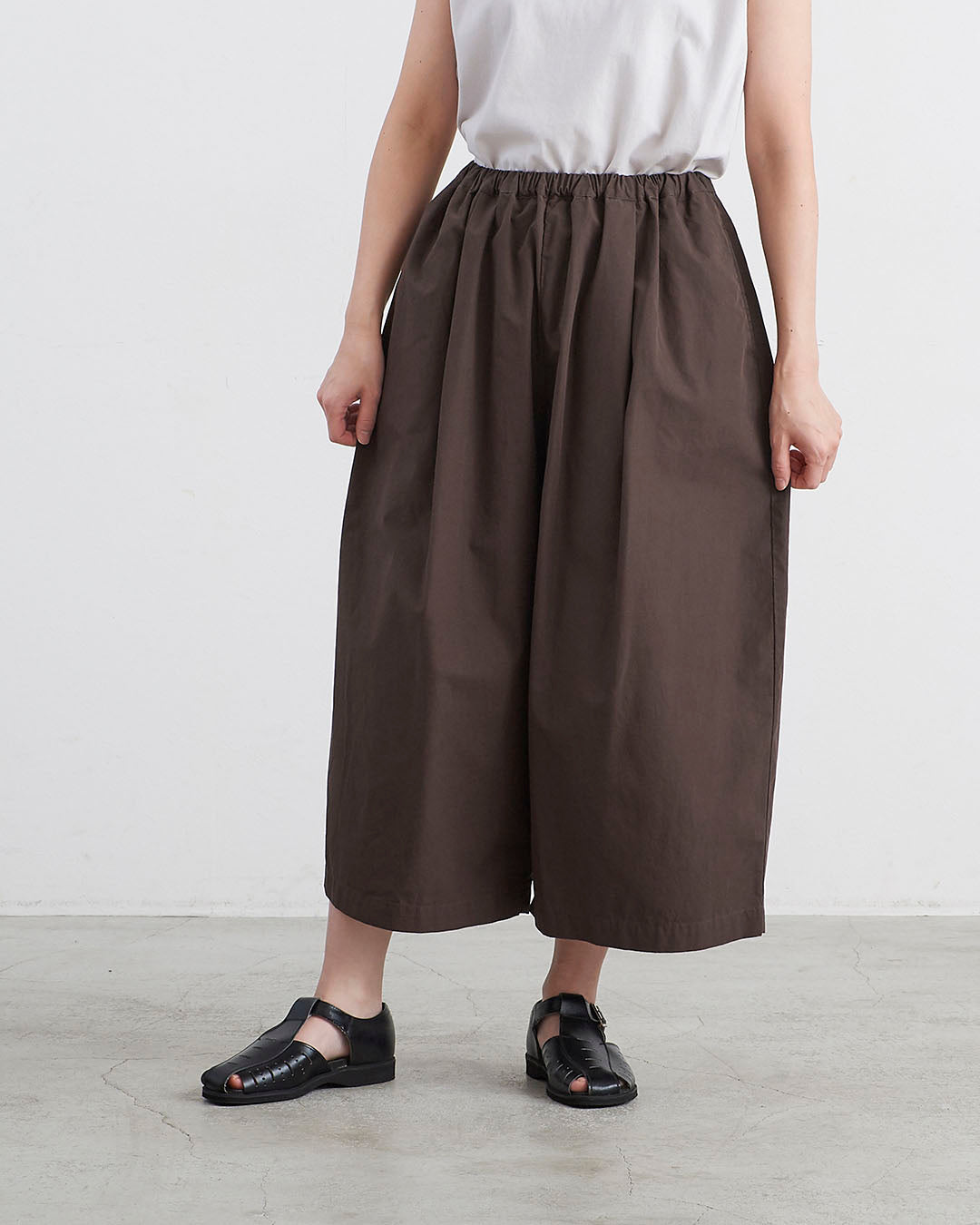 HEAVENLY ヘブンリー］#010Cotton Typewriter Cropped Wide Pants