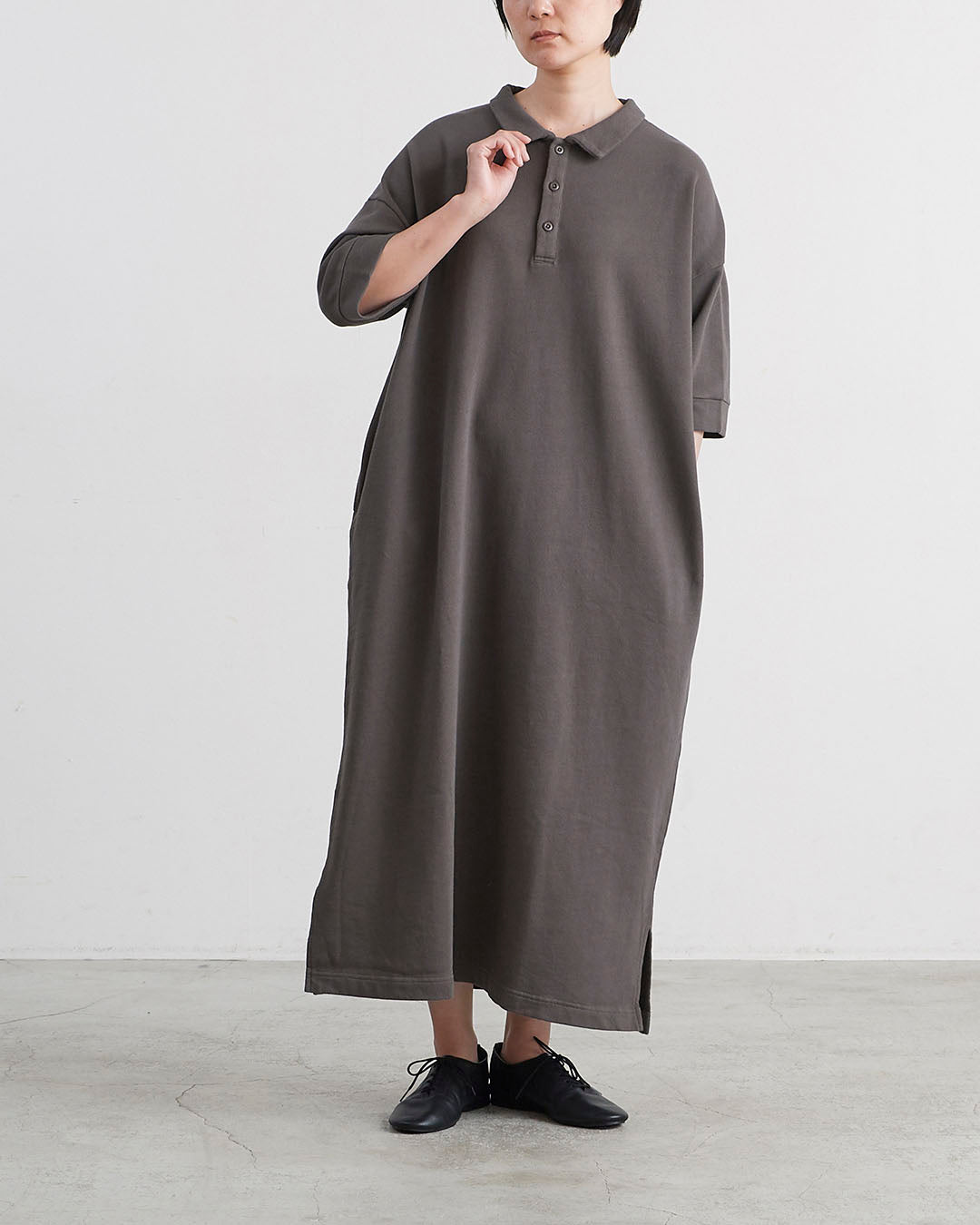 HEAVENLY ヘブンリー］#011Sweat Polocollar Onepiece / スウェット