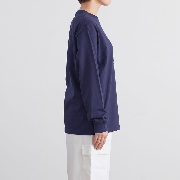 美品 VAINL ARCHIVE 24SS タイダイ長袖シャツ ブルー ロンT 美品 VAINL ARCHIVE 24SS タイダイ長袖シャツ ブルー ロンT