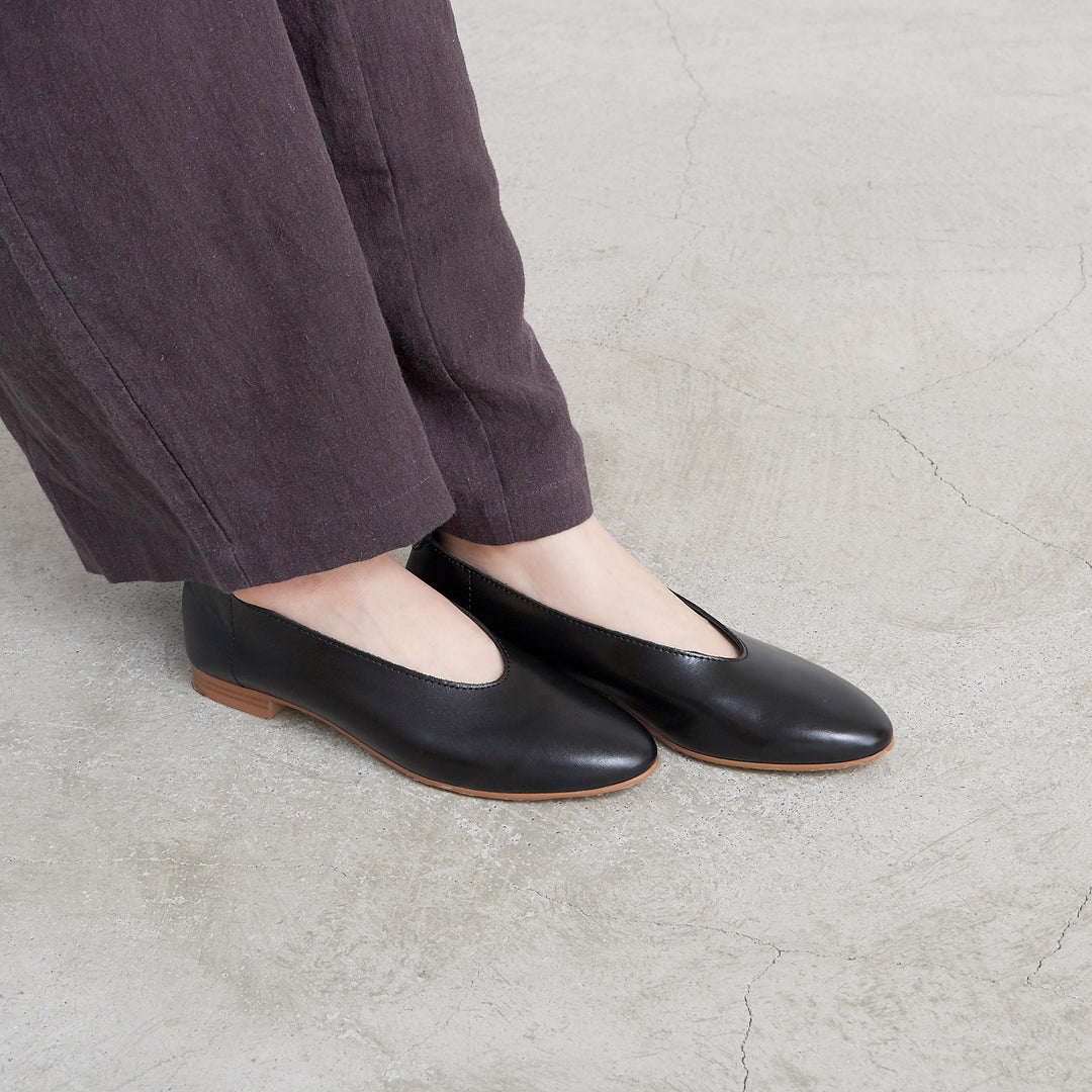 STILMODA スティルモーダ］ 2025 Leather Flat Shoes レザー
