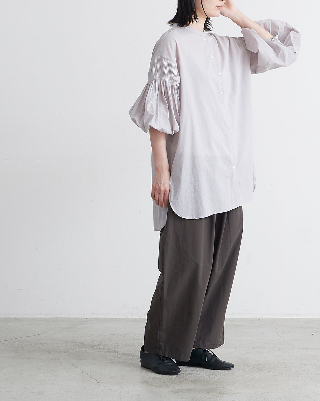 HEAVENLY ヘブンリー］#00860 Cambric Volume Sleeve Blouse / 60
