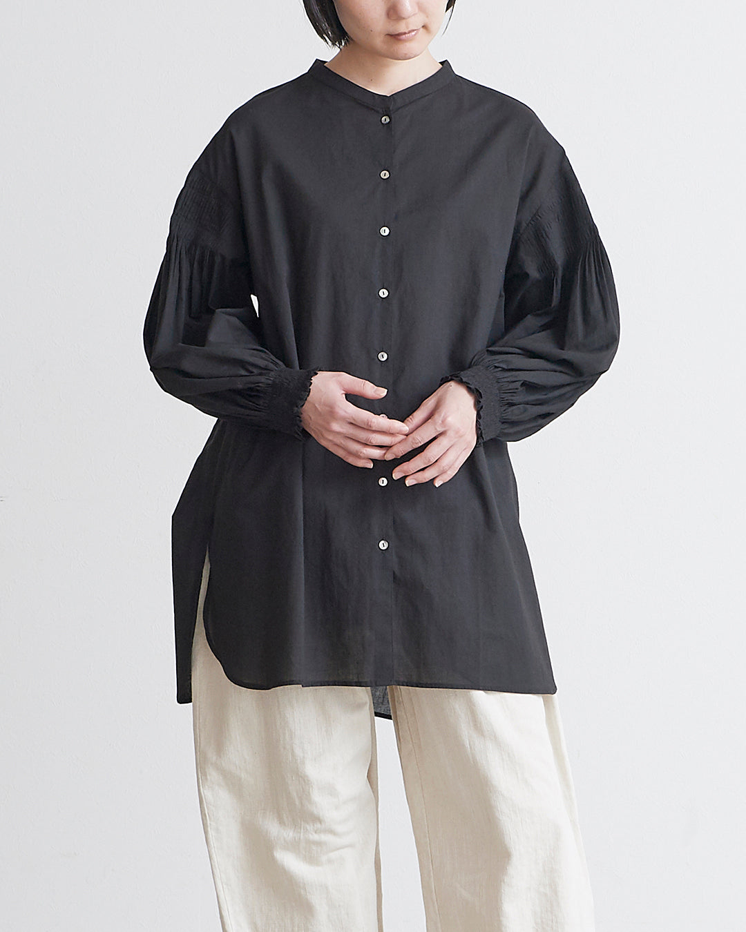 HEAVENLY ヘブンリー］#00860 Cambric Volume Sleeve Blouse / 60