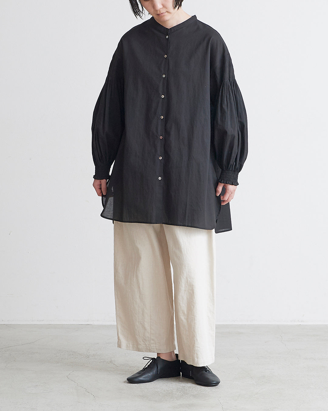 HEAVENLY ヘブンリー］#00860 Cambric Volume Sleeve Blouse / 60