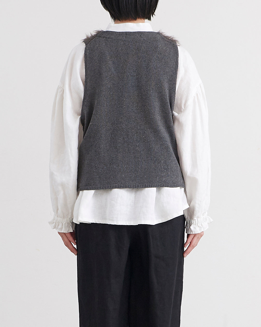 HEAVENLY ヘブンリー］#019Knit Shaggy Yarn Vest / ニット シャギー