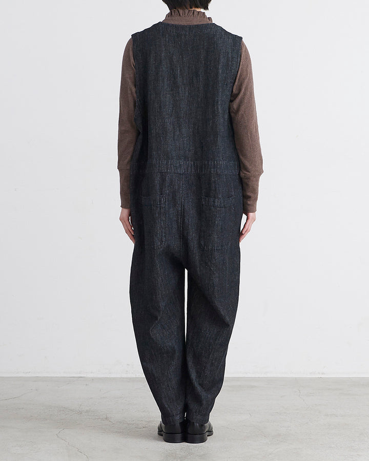 HEAVENLY ヘブンリー］#0106.5oz Cotton Linen Denim Jumpsuit / 6.5oz