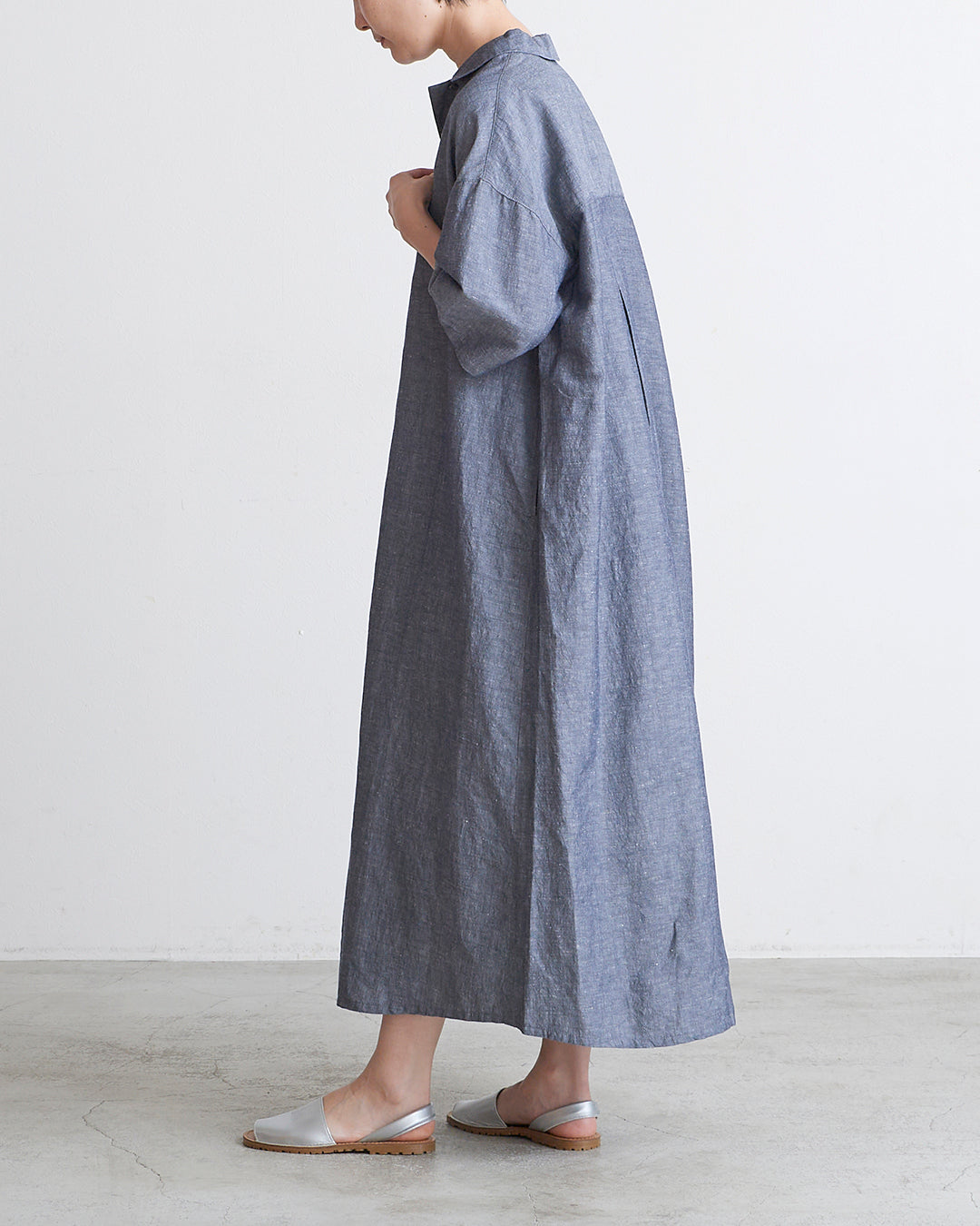 HEAVENLY ヘブンリー］ #007 Cotton Linen Chambray Opencollar