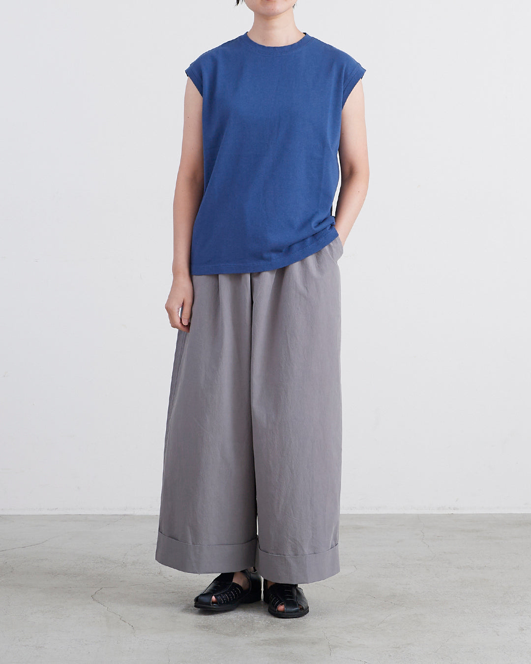HEAVENLY ヘブンリー］ #018 Cotton Linen CS Nosleeve Pullover