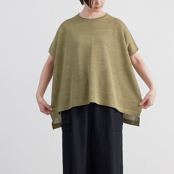 HEAVENLY ヘブンリー］ #016 Cotton Linen Knit Wide Pullover