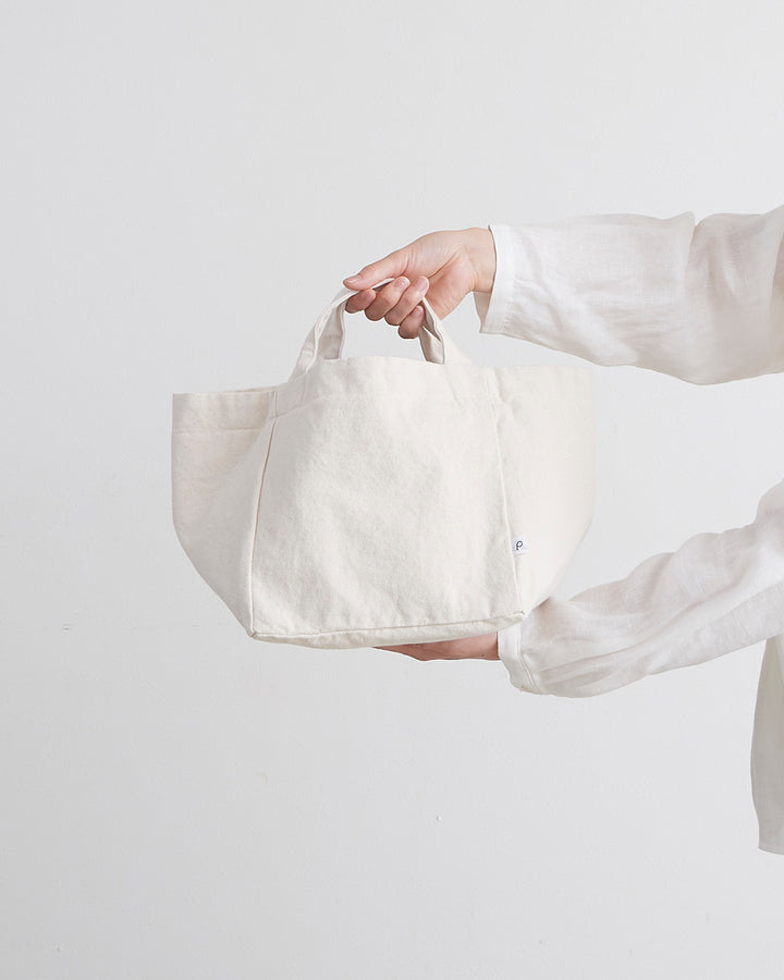 pouto ポウト］#003 CANVAS CUBE TOTE SMALL キャンバス キューブ