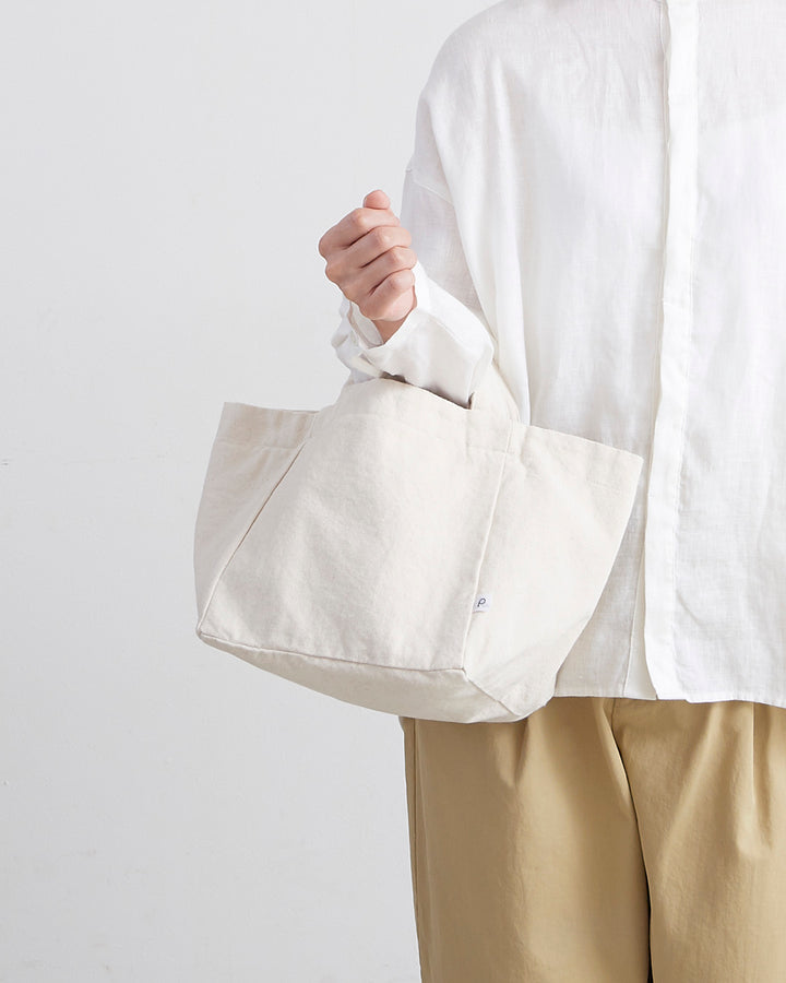 pouto ポウト］#003 CANVAS CUBE TOTE SMALL キャンバス キューブ