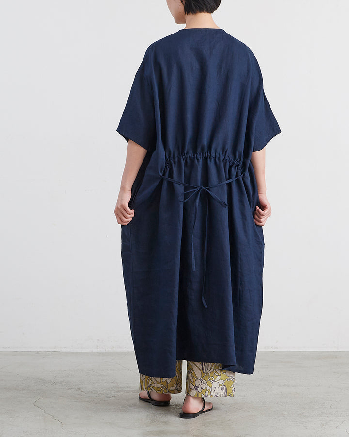 HEAVENLY ヘブンリー］ #001 Linen Waist Ribbon Onepiece / リネン