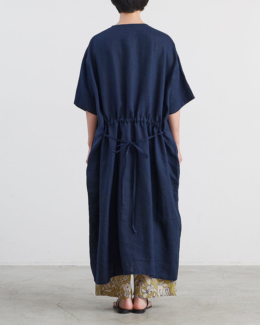 HEAVENLY ヘブンリー］ #001 Linen Waist Ribbon Onepiece / リネン