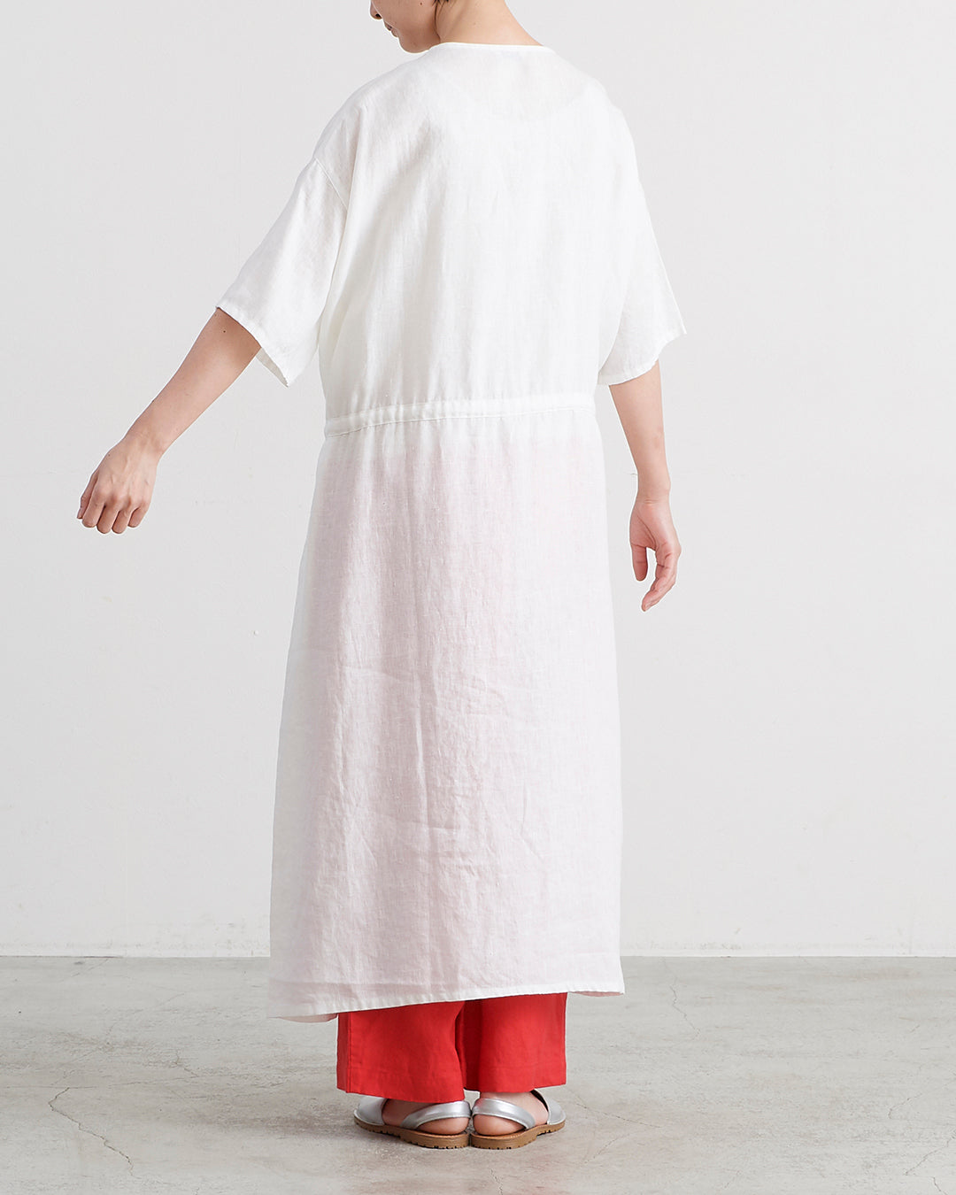 HEAVENLY ヘブンリー］ #001 Linen Waist Ribbon Onepiece / リネン
