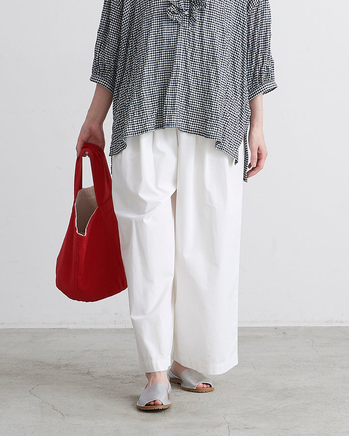 HEAVENLY ヘブンリー］#009Cotton Typewriter Tuck Wide Pants