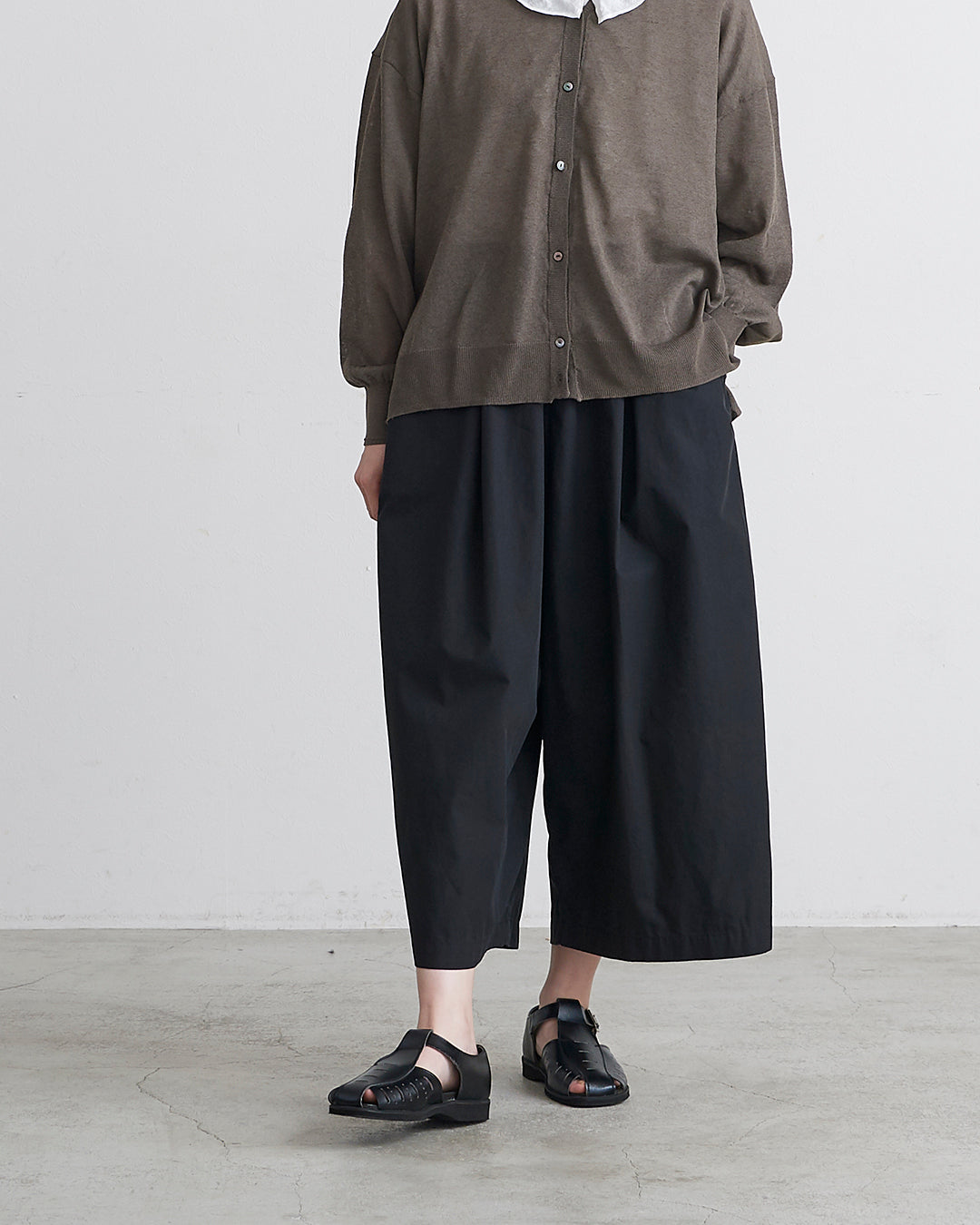 HEAVENLY ヘブンリー］#010Cotton Typewriter Cropped Wide Pants