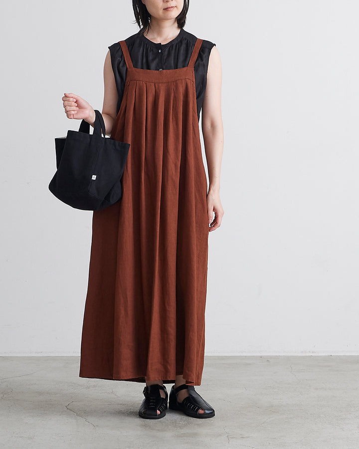 HEAVENLY ヘブンリー］#0039x9 Heavy Linen Tuck Jumperskirt / 9×9