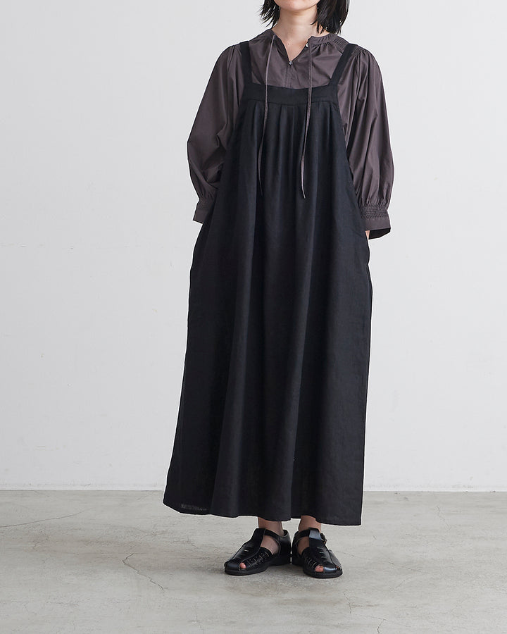 ジャンク品　マグヒーリー HEAVENLY ヘブンリー］#0039x9 Heavy Linen Tuck Jumperskirt / 9×9