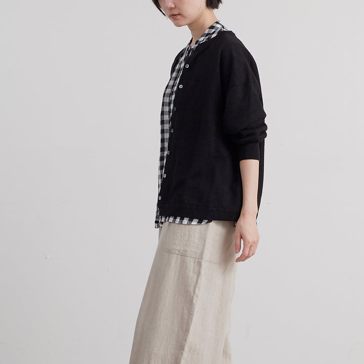 HEAVENLY ヘブンリー］ #015 Linen Knit Crew Cardigan / リネン