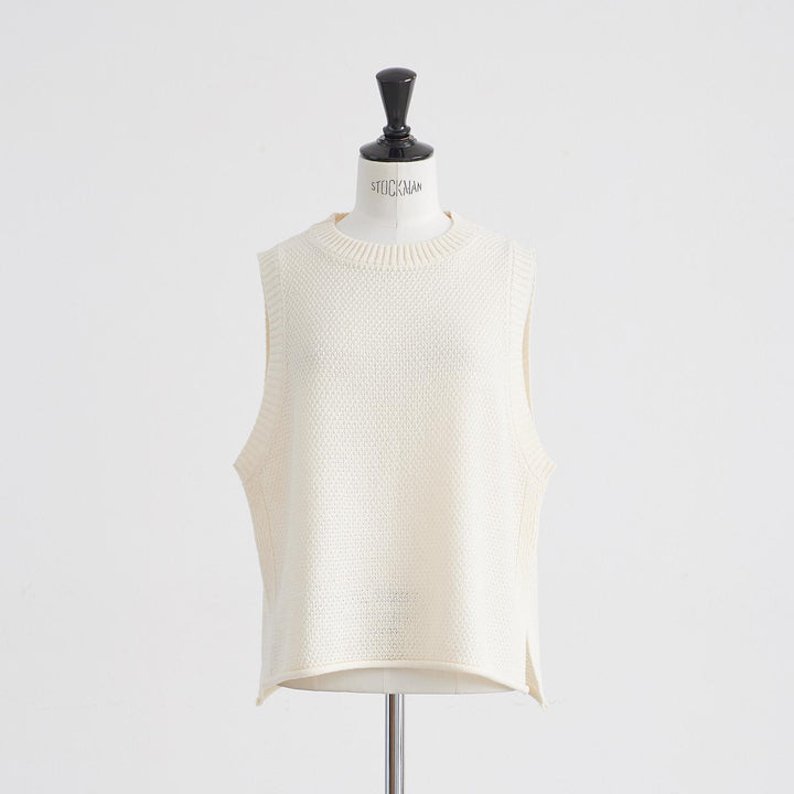 HEAVENLY ヘブンリー］ #016 Cotton Wool Linen Mix Knit Vest / コットン ウール リネン ミ |  HEAVENLY -OFFICIAL SITE-