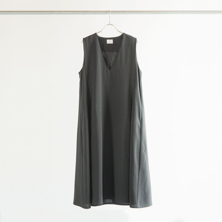 un cinq アンサンク］ #017 Melange Ox V-neck Jumper Skirt